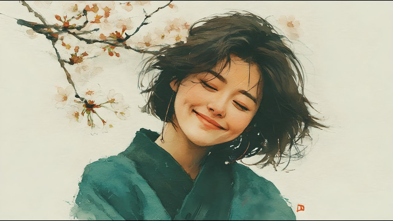 Under Cherry Blossoms, Eyes Closed | Dreamy J Pop Ballad