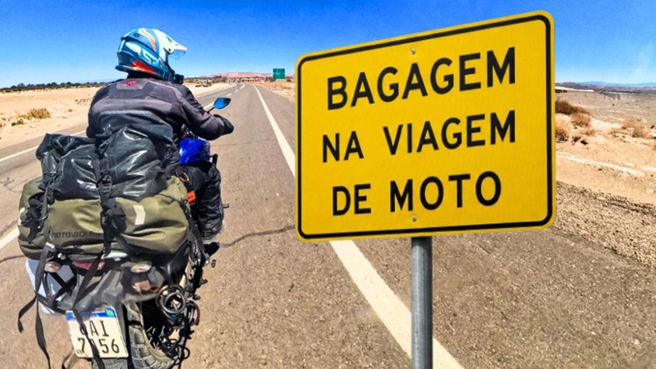 VIAGEM DE MOTO - 67 itens p/ levar e 21 p/ não levar na mala