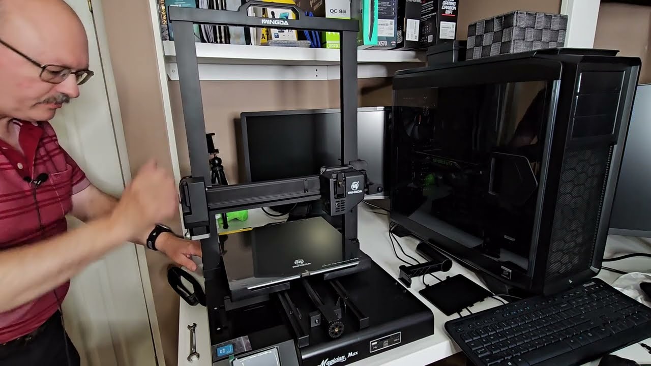 Mingda Magician Max Unboxing, Assembly & Instruction