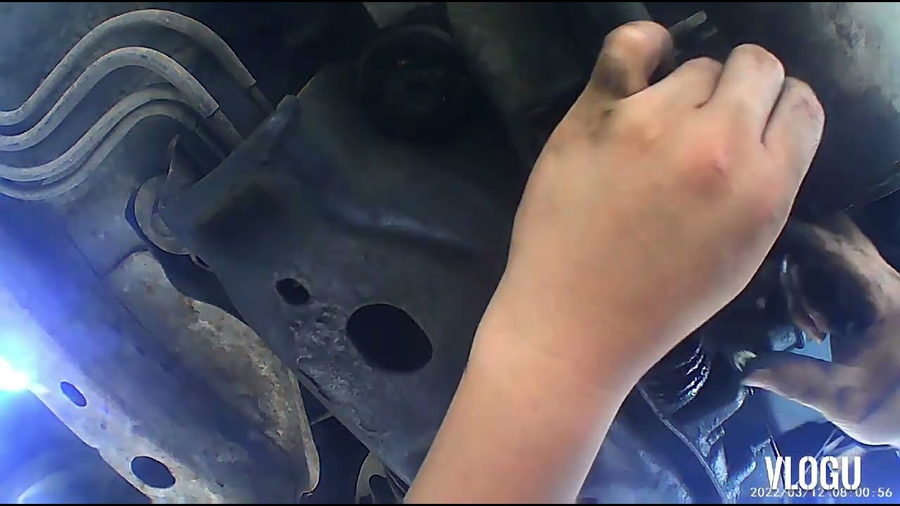 kia pride transmission bushing DIY replacement...
