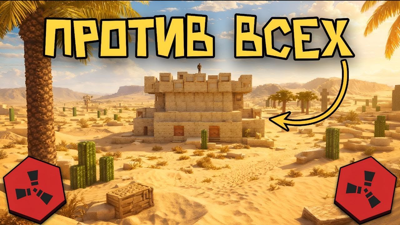 ПРОТИВ ВСЕХ! ВЫЖИЛИ среди БОЛЬШИХ КЛАНОВ в RUSTEX REMAKE