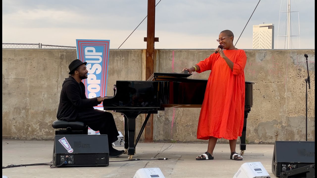 Cécile McLorin Salvant and Sullivan Fortner | NYPopsUp, Pier 6, Brooklyn Bridge Park 5/21/2021