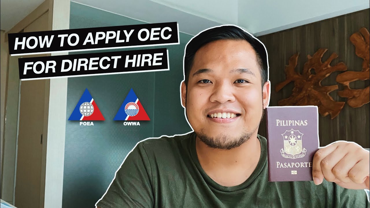 15 STEPS ON HOW TO APPLY OEC FROM POEA FOR DIRECT HIRE