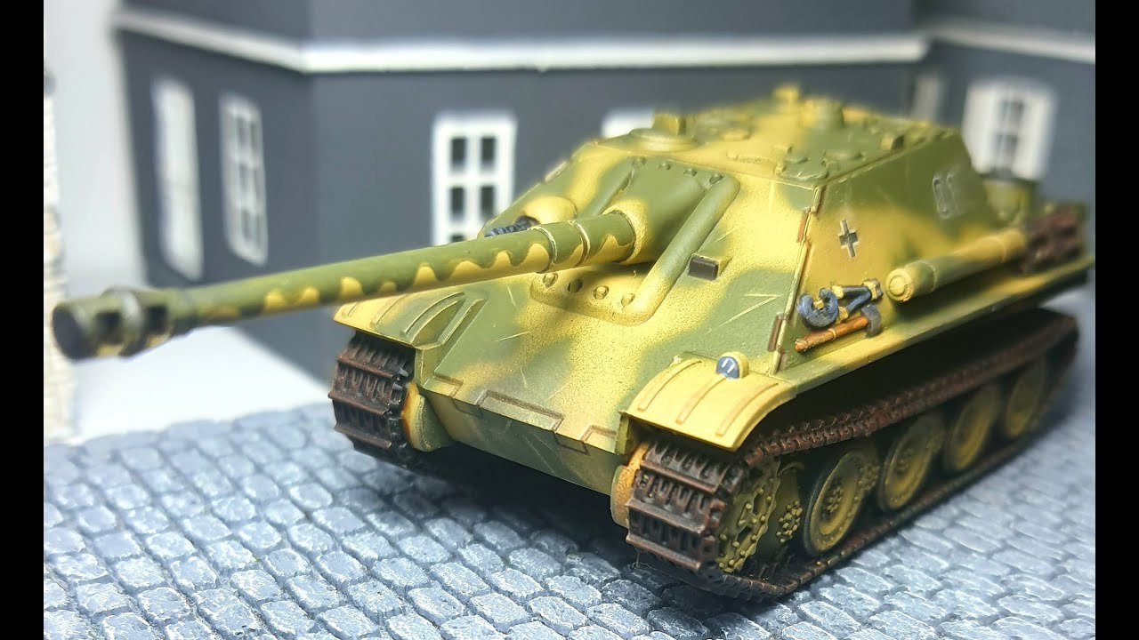 How to paint a Flames of War German Tank - Jagdpanther!