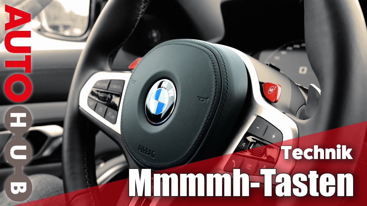 Die M-Tasten im BMW M3 Competition - 2021 - mit Drift Analyser
