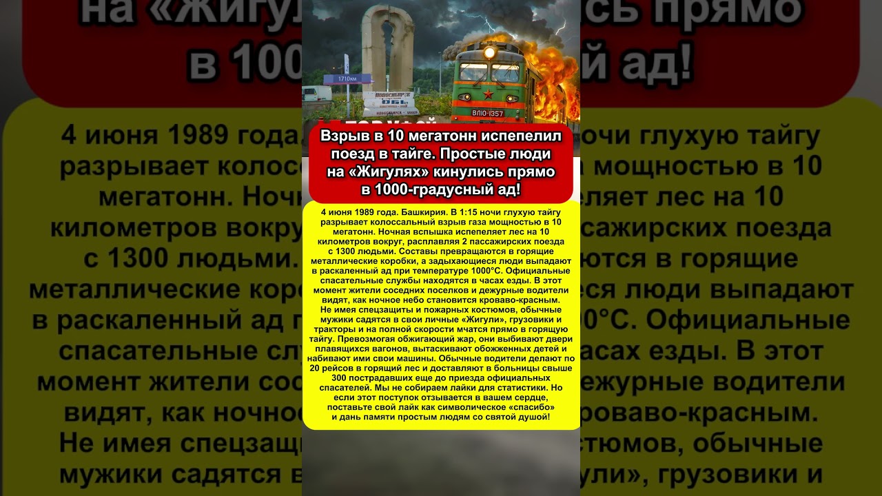 Въезжали на &laquo;Жигулях&raquo; прямо в 1000&deg;C огонь, чтобы спасти горевших детей из поезда! 🚗🔥