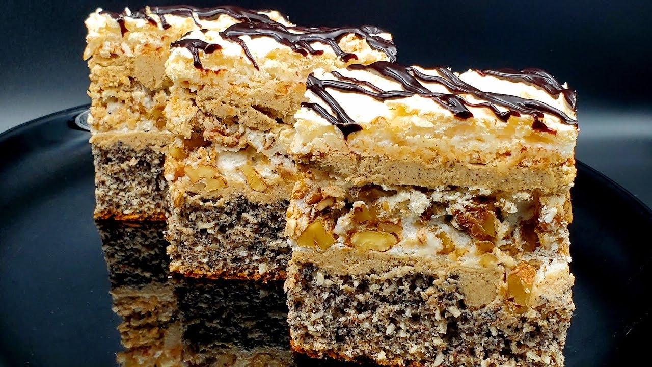 ☕️🤎Насолода у кожному шматочку! Пляцок ЗОРЕПАД з маком і горіхами. Пляцки Наталії Сус.