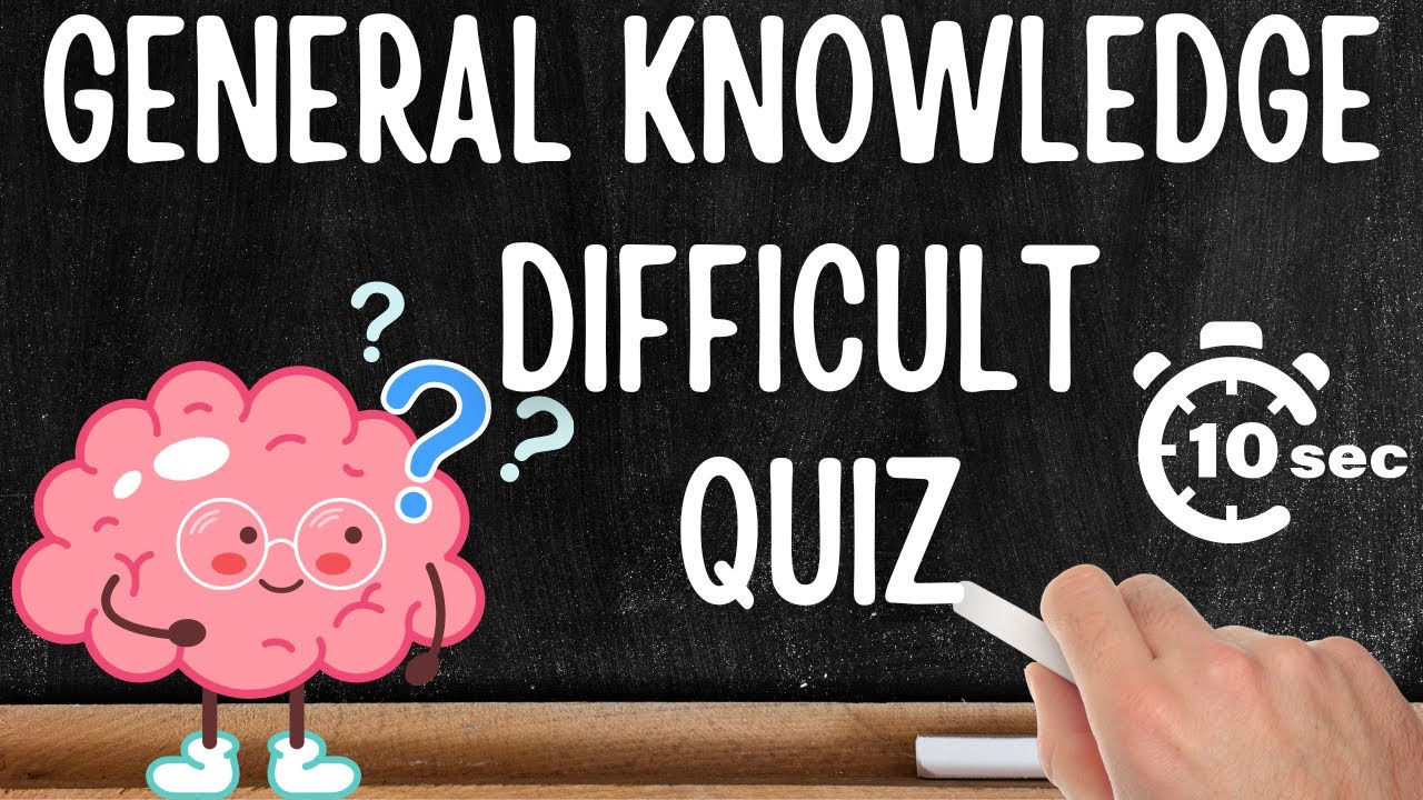 General Knowledge Quiz - 30 questions - Fast Paced and Challenging!