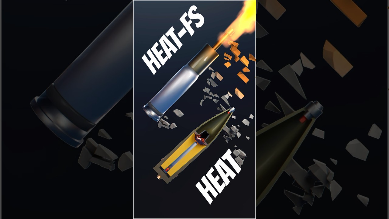 How HEAT round Works ? WOT #firstshortvideo #worldoftanks #firstshortvideo