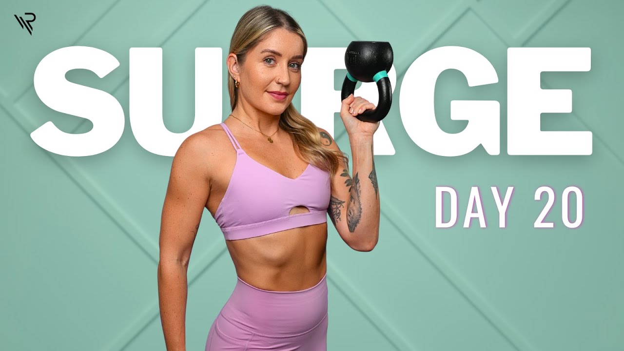 Day 20: Full Body Kettlebell Complex Flows Workout | Surge Series - 28 Day Kettlebell Challenge