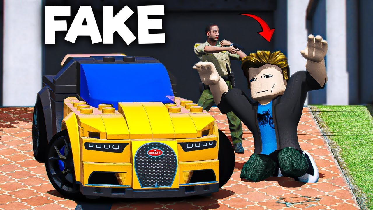Stealing Rare Lego Supercar! as a ROBLOX sa GTA 5