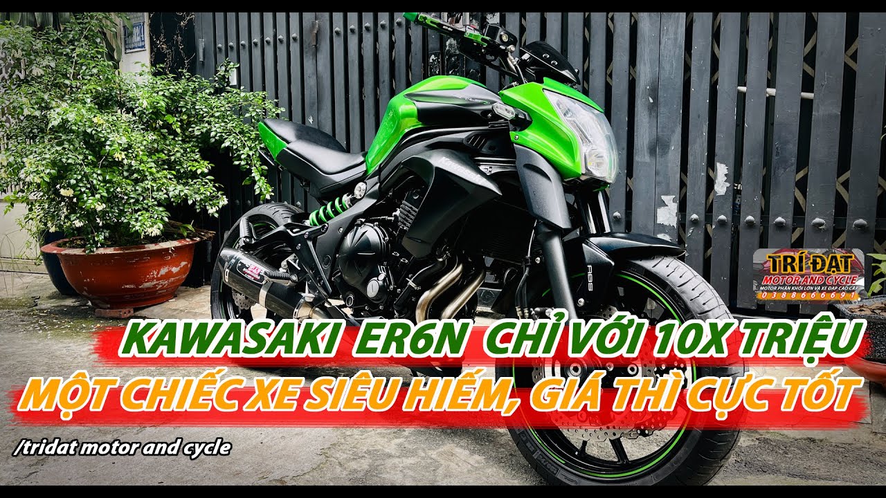(ĐÃ BÁN) Kawasaki ER6N chỉ với 10x triệu, một chiếc xe siêu hiếm