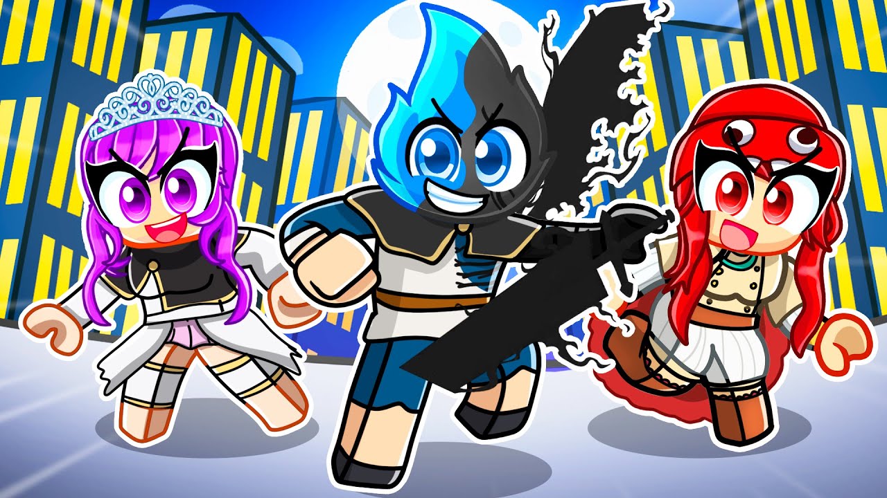 Having A BLACK CLOVER FAMILY WITH FANGIRLS in Roblox!