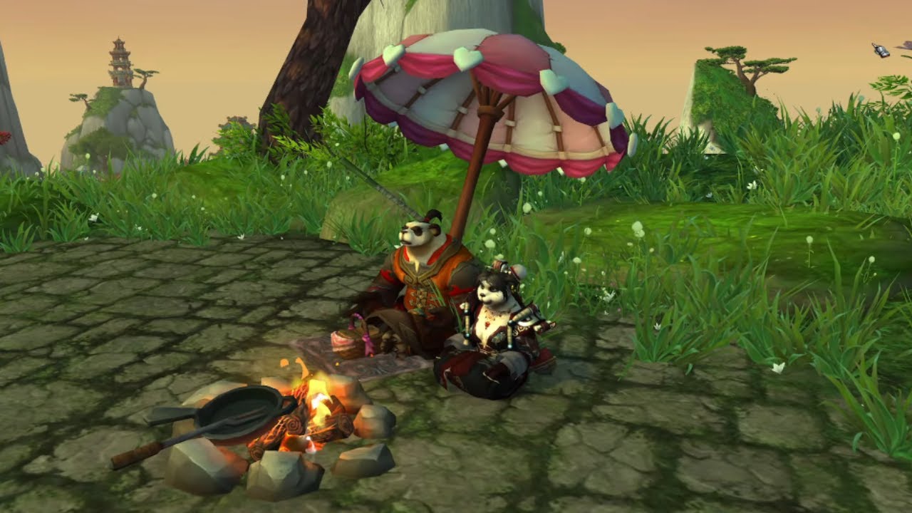 WoW Pandaren Couple: Gentle Breeze Romance | Husband & Wife in Jade Forest