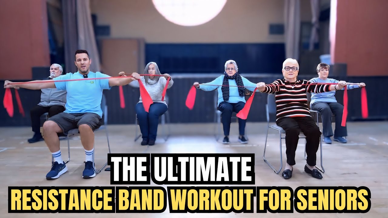 BEST Resistance Band Exercises for Seniors to TONE UP Fast! (Low-Impact Strength)