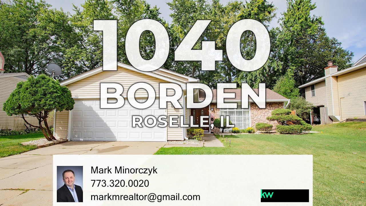 1040 Borden Drive, Roselle, IL 60172