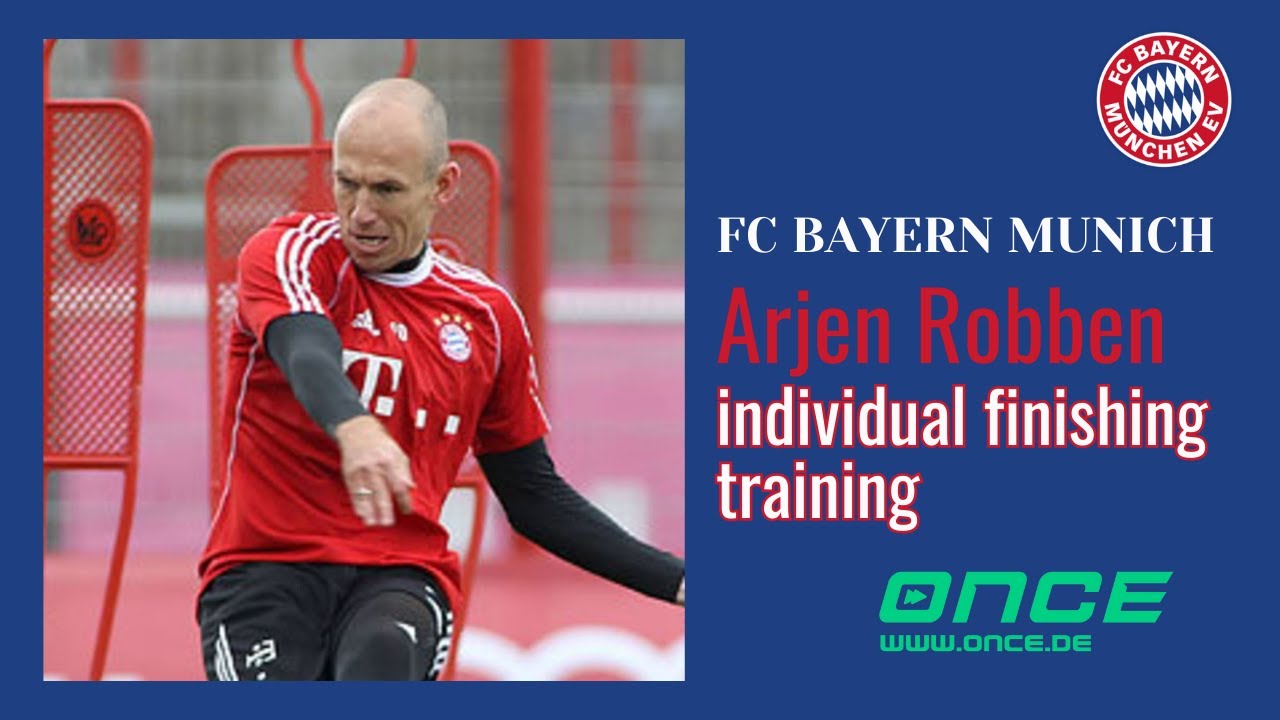FC Bayern Munich Arjen Robben individual finishing training