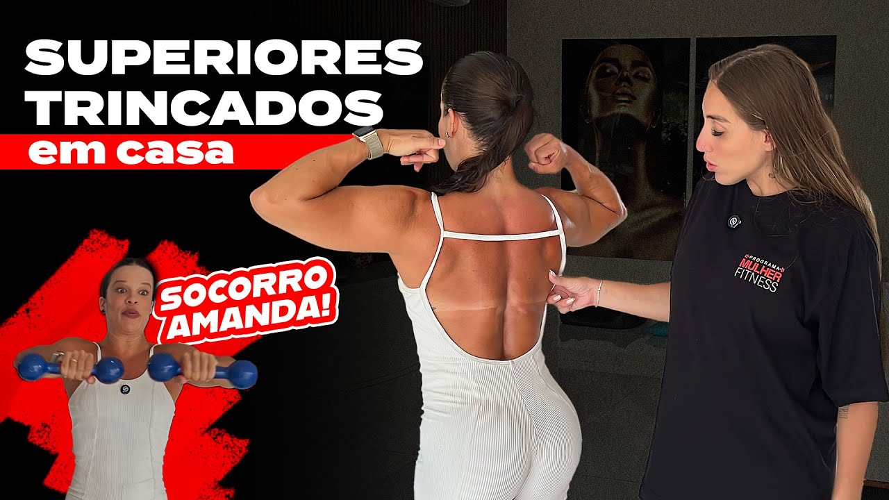 FAÇA ESSE TREINO PARA TRINCAR SUPERIOR TREINANDO EM CASA!