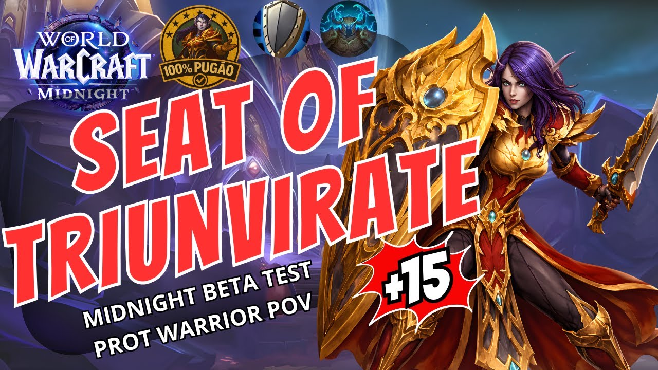 SEAT OF TRIUNVIRATE +15 (+2) - Prot Warrior Thane POV - Midnight Beta Test
