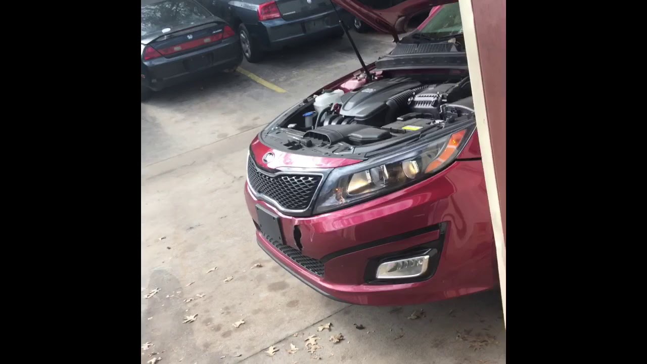 Front bumper removal on a 2015 Kia Optima