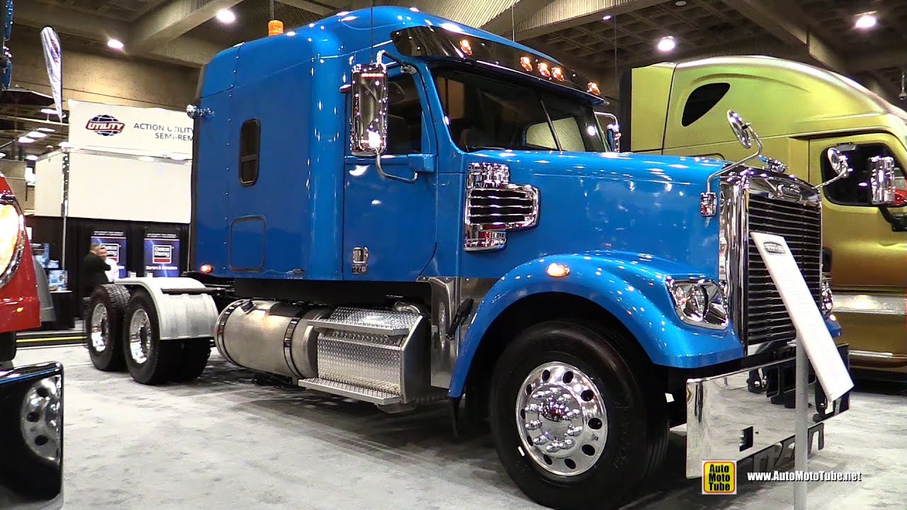 2015 Freightliner 122SD SPA Truck with Detroit DD15 14.8L 505hp Engine - Walkaround 2015 Expocam MTL