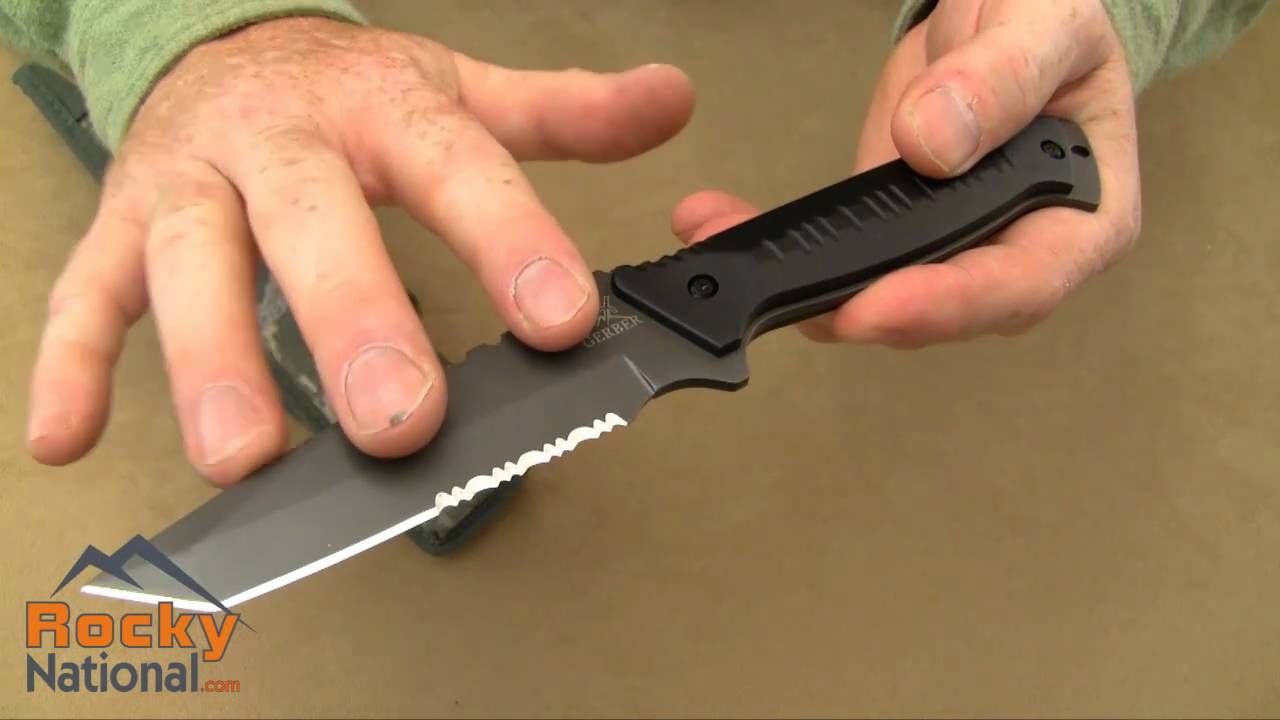 Gerber Warrant - Military Combat Tactical Fixed Blade Knife