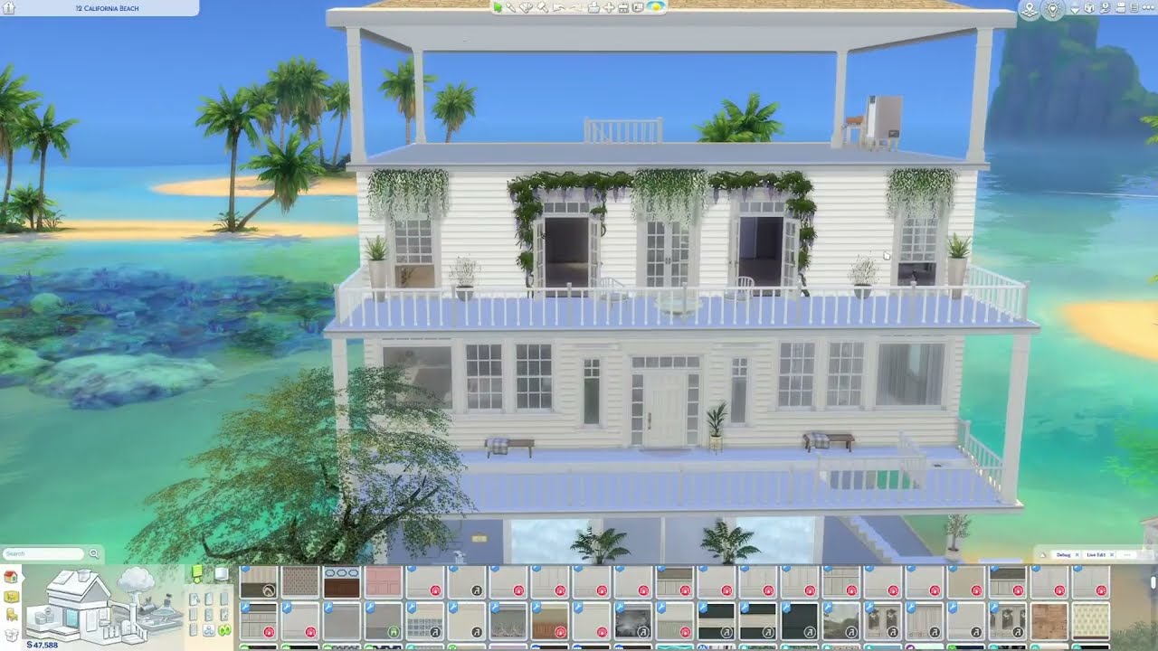 Coastal Beach House Sulani - Sims 4 - Build - Hot tea legacy #GEN3