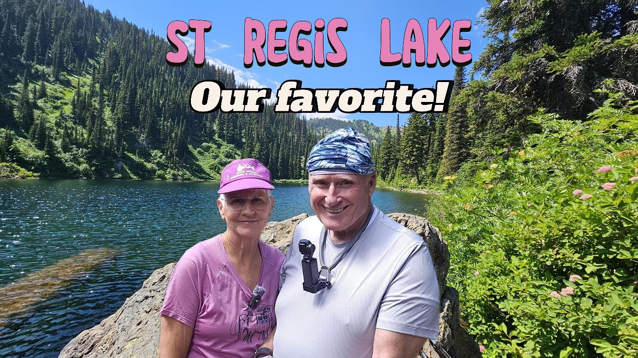 St Regis Lake - A must! #mountains #lake #coeurdalene #hikingadventures #hike #grandpa #grandpa