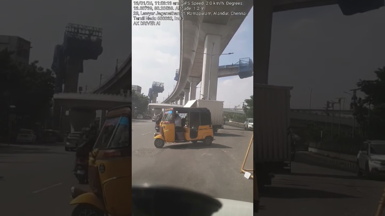 Chennai City Traffic Video 167