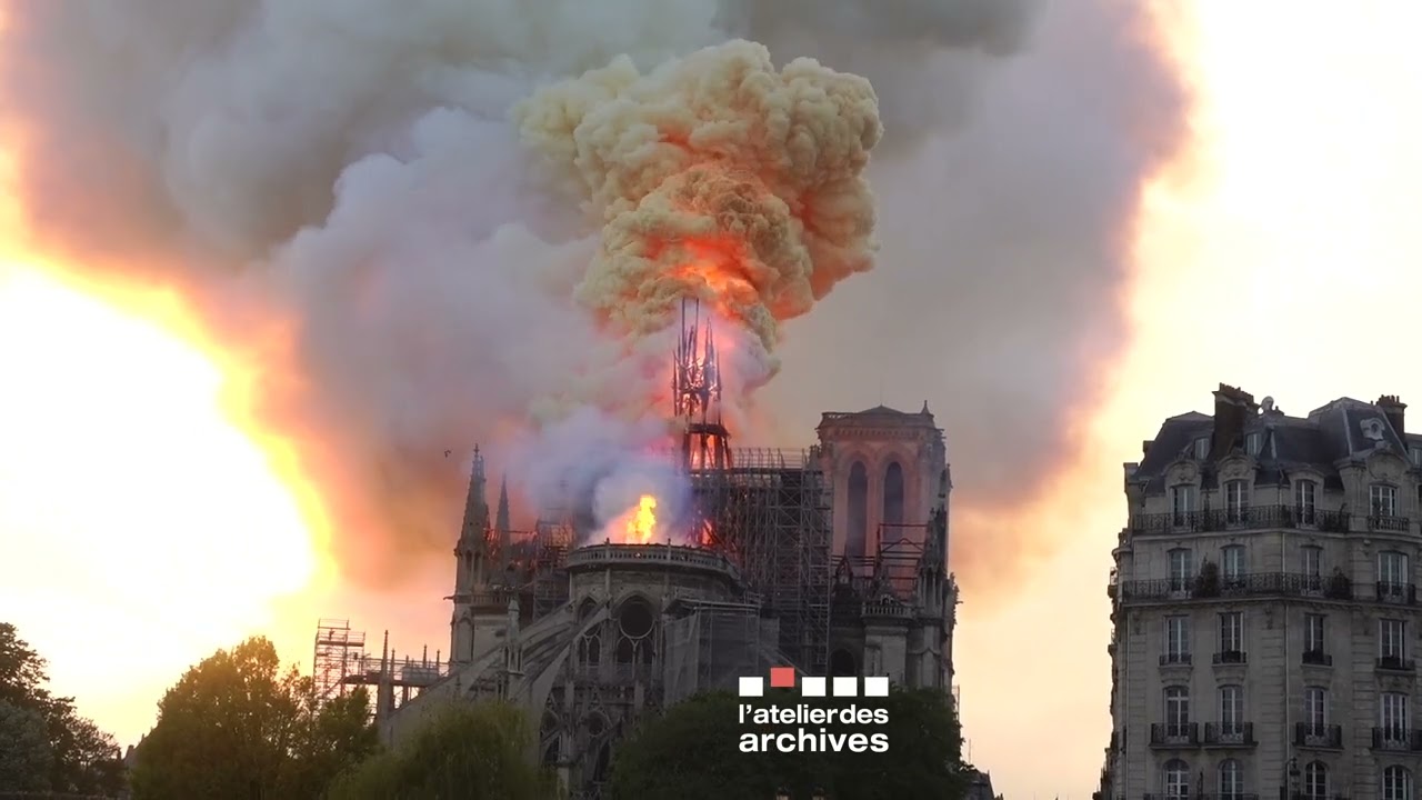 L'incendie de Notre Dame en direct