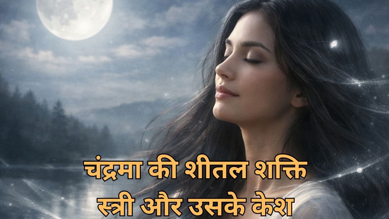 स्त्री, चंद्रमा और उसके केश | चंद्र ऊर्जा और सौंदर्य का प्राचीन रहस्य#चंद्रमा#स्त्रीऔरचंद्रमा