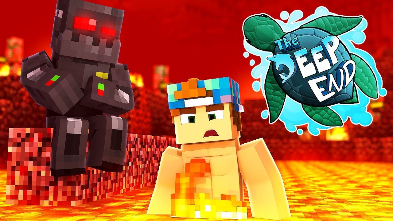 I FELL IN!!!! | Minecraft The Deep End SMP #11