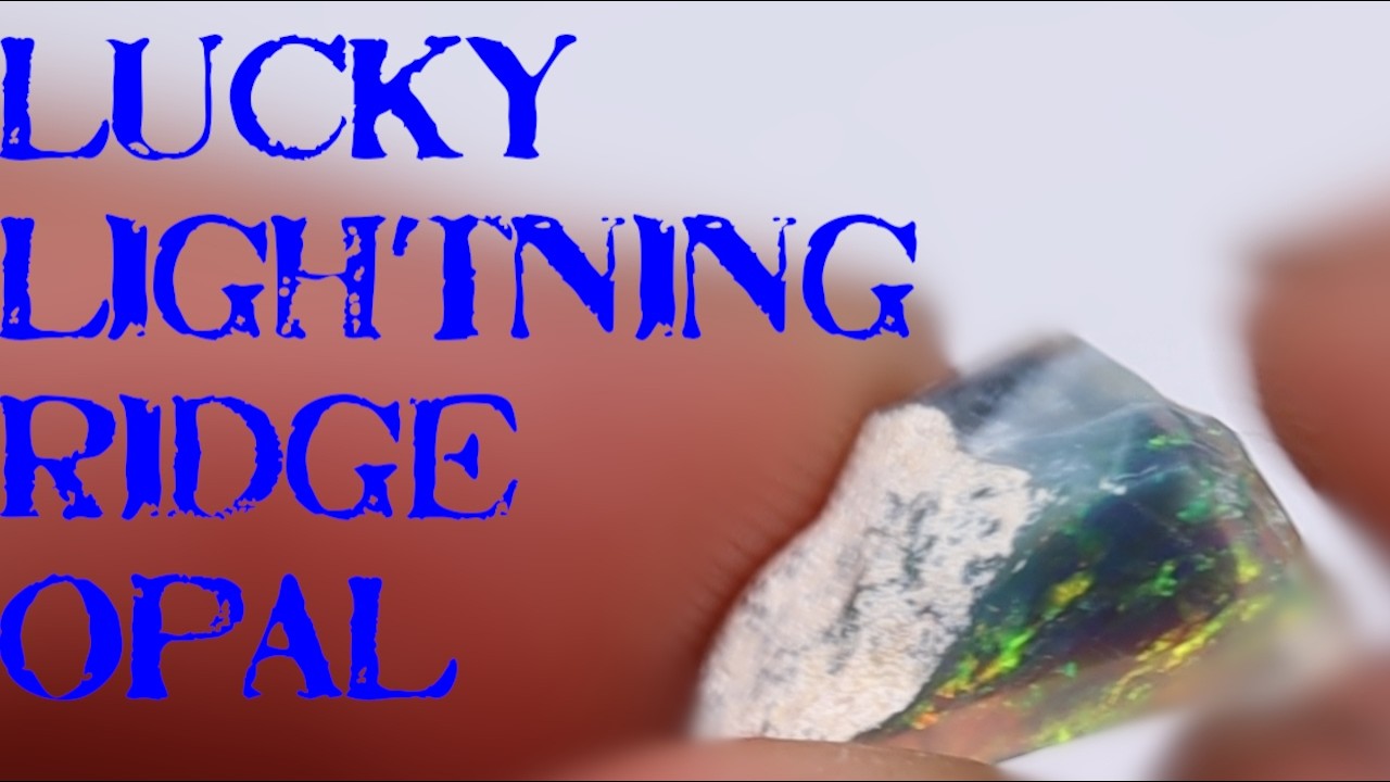 Surprise Gem Lightning Ridge Opal Egg. Carving Lightning Ridge Opal with the Foredom.