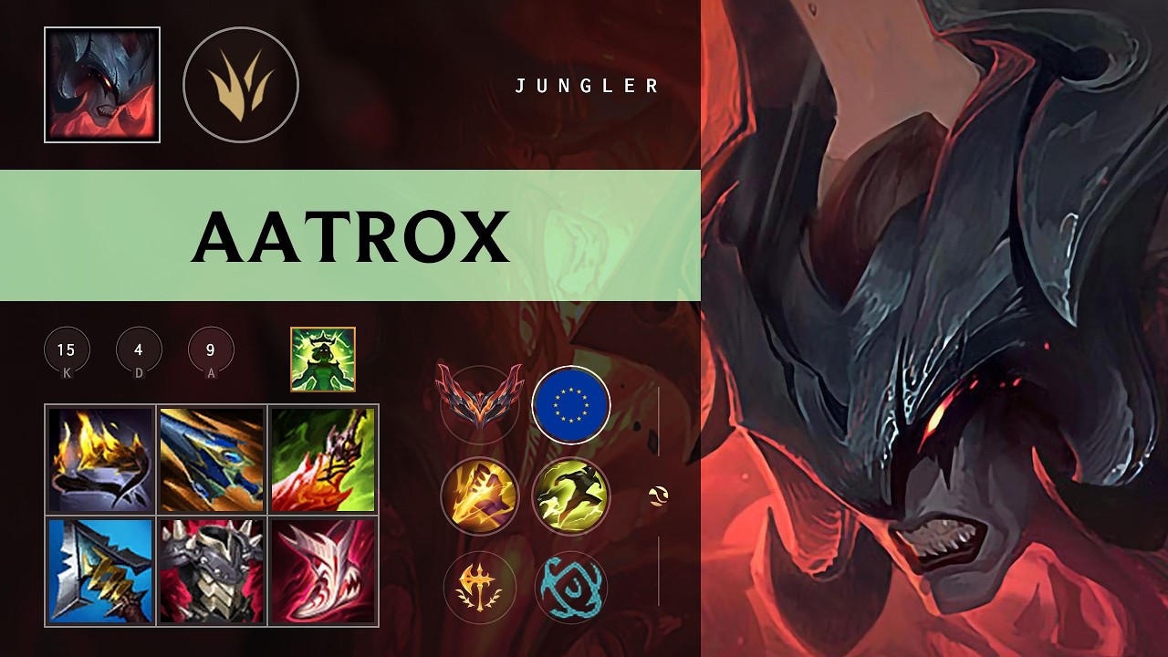 Aatrox Jungle vs Warwick - EUW Grandmaster Patch 26.09