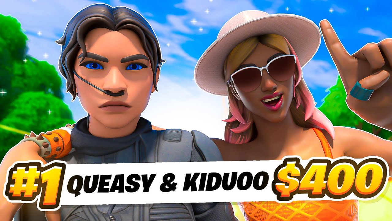 How We WON The FIRST Duo Cash Cup w Queasy 🏆 | kiduoo