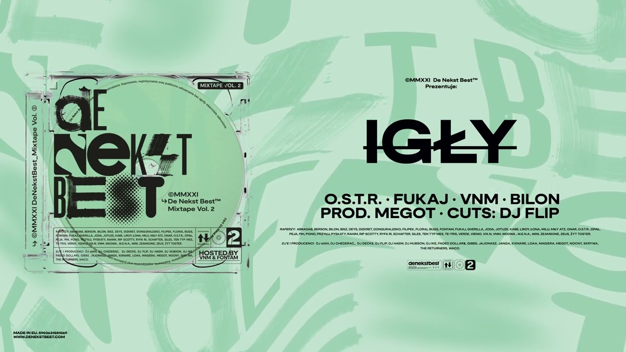 O.S.T.R., Fukaj, VNM, Bilon - IGŁY (prod. megot, cuts DJ Flip)