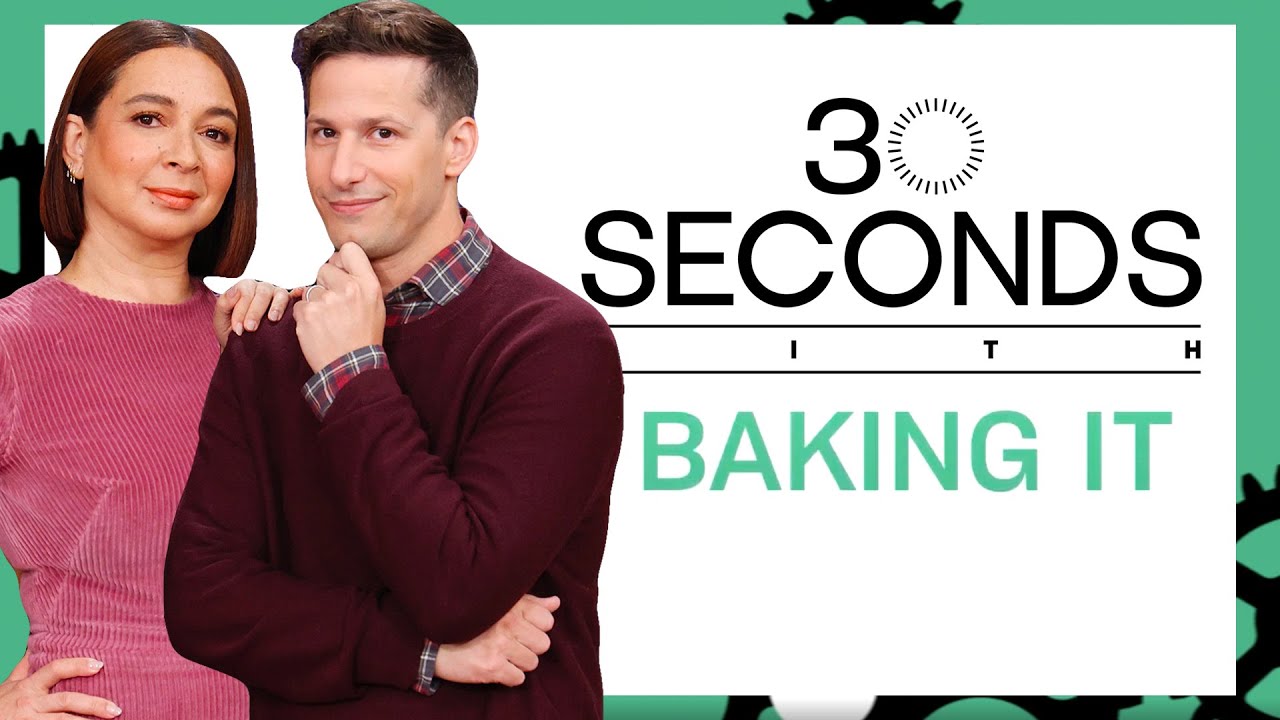 Maya Rudolph & Andy Samberg Explain 'Baking It' in 30 Seconds | Entertainment Weekly