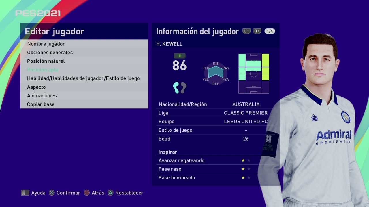 PES Harold Harry Kewell