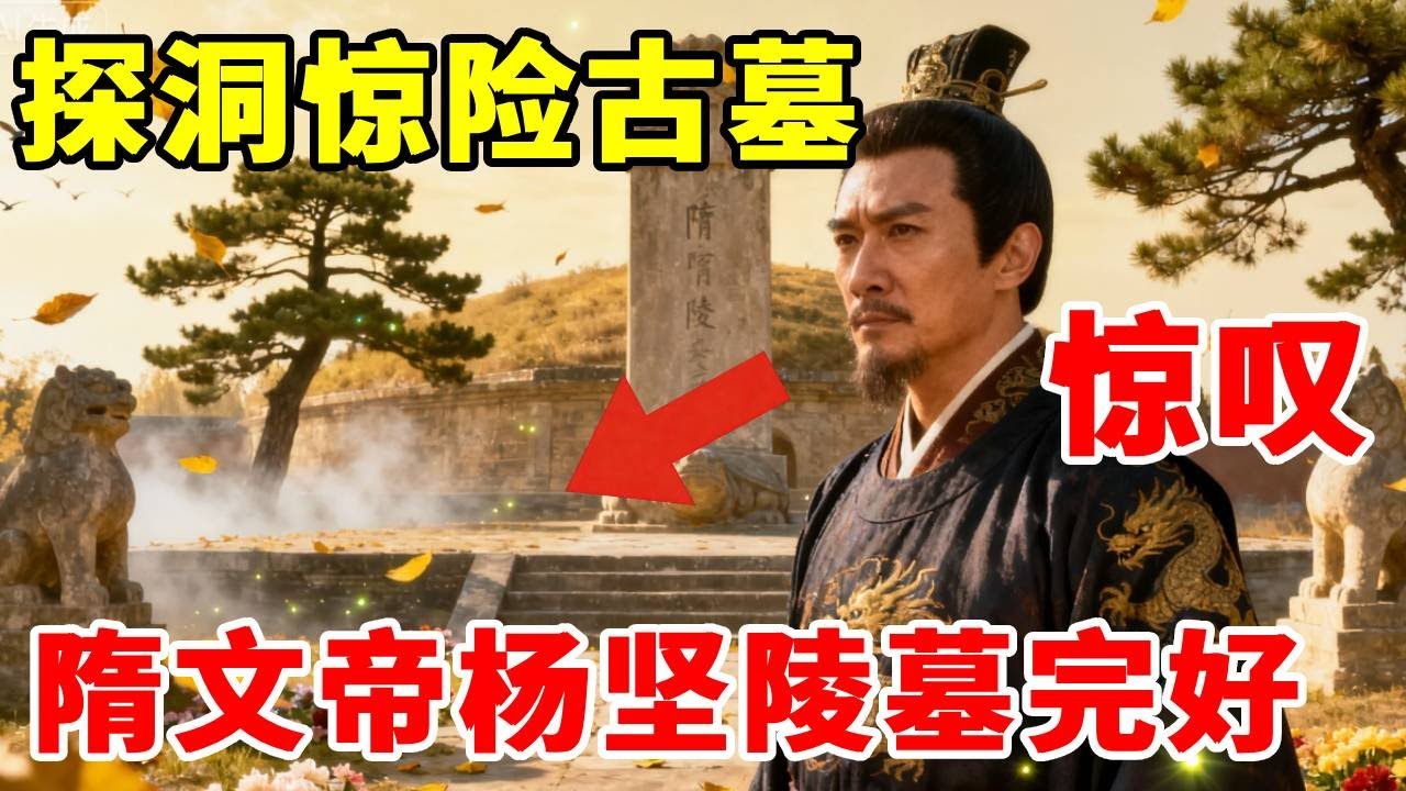 世人皆轻隋文帝杨坚，谁知他创科举定盛世，千年泰陵竟因薄葬完好留存超震撼！