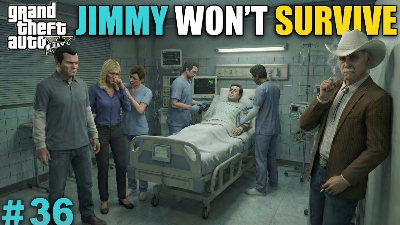 MICHAEL KIDNAPPING DOCTOR AND TRYING TO SAVE JIMMY | GTA V GAMEPLAY #36