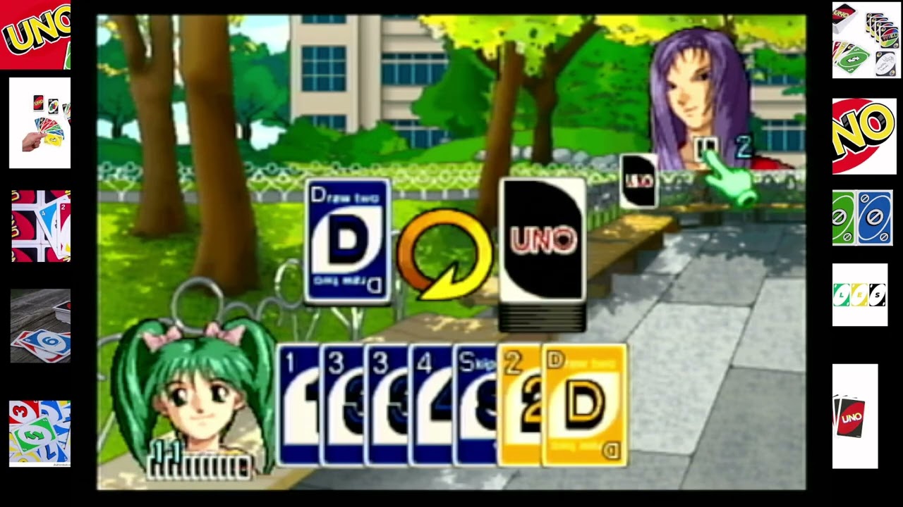 Uno DX 2 Player 1 Round Game