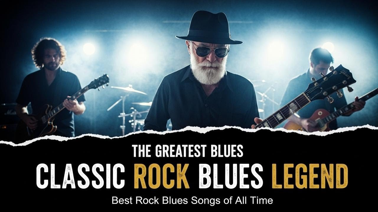 Jimi Hendrix, ZZ Top, Muddy Waters, Eric Clapton, BB King – Old School Blues Rock Groove