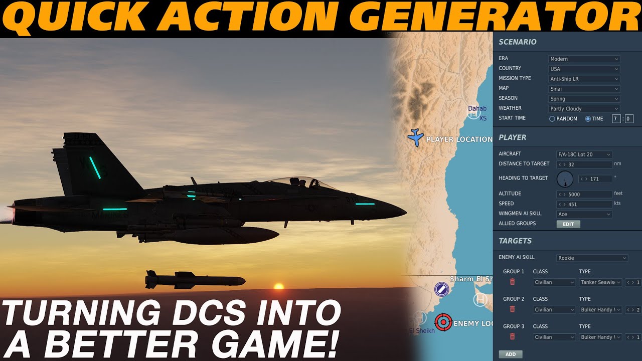 The NEW Quick Action Generator | An AWESOME Tool for DCS World Beginners!