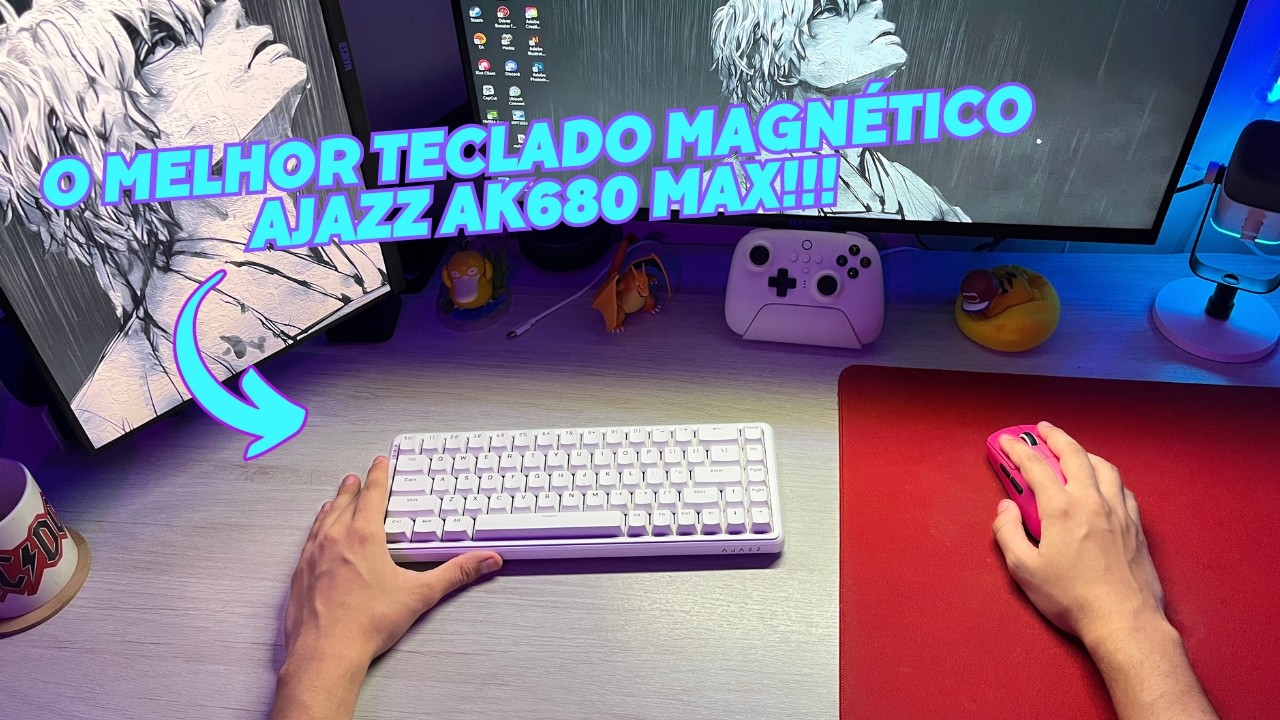 O MELHOR TECLADO MAGNÉTICO CUSTO BENEFICIO!! - AJAZZ AK680 MAX