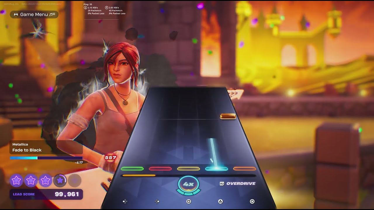Fortnite Festival Fade to Black Remastered
