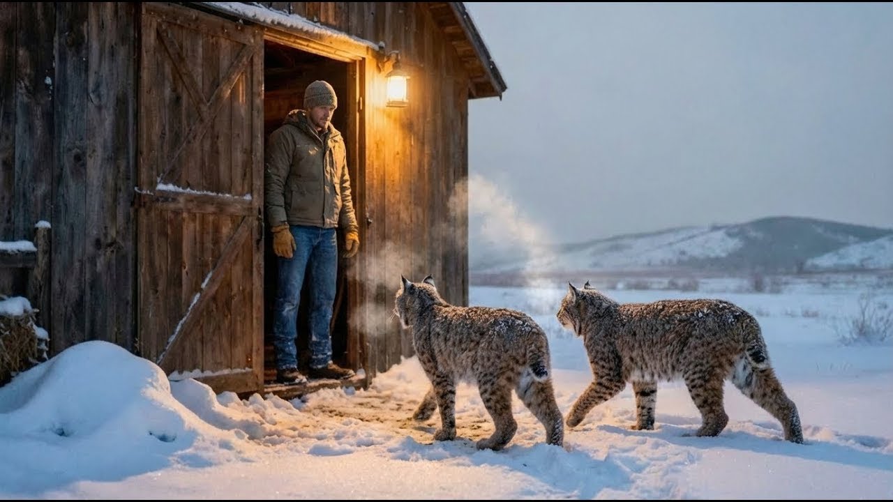Ranger Opened Door to Two Freezing Bobcat — What They Carried Will Make You Cry