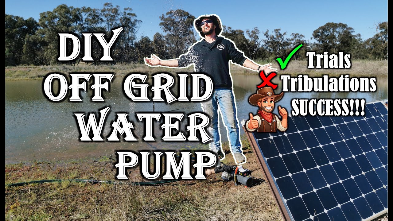 How I Built a Solar Dam Water System: Tried & Failed then... Success!!