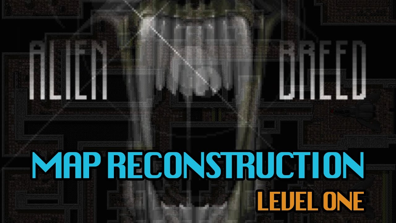 Alien Breed (DOS) Level One Map Reconstruction