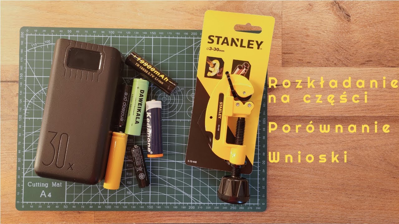 Rozbrajam akumulatory NiMH (Fake Ali vs IKEA LADDA), 18650 (Fake vs LG) oraz tani powerbank z Chin