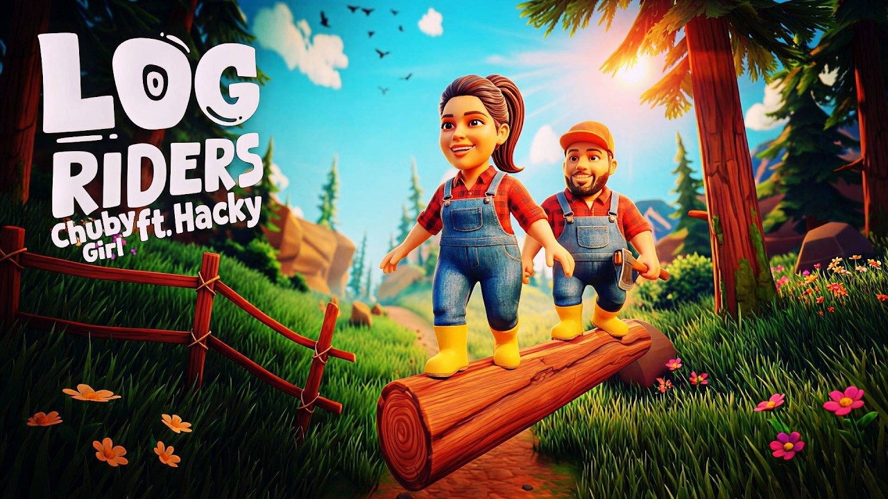 කමාන්ඩර් එක්ක කොට පදිමු... 😁🩷 Log Riders | ChubbyGirl